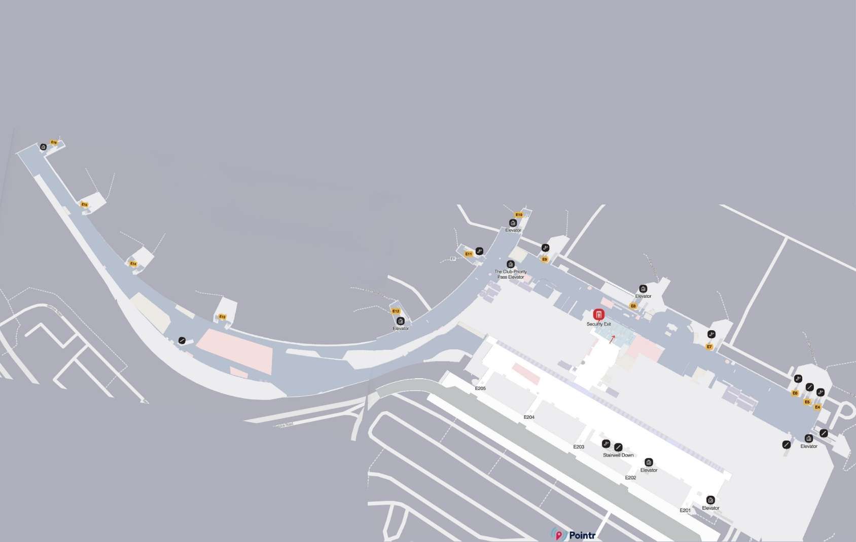Boston Logan Terminal E Map