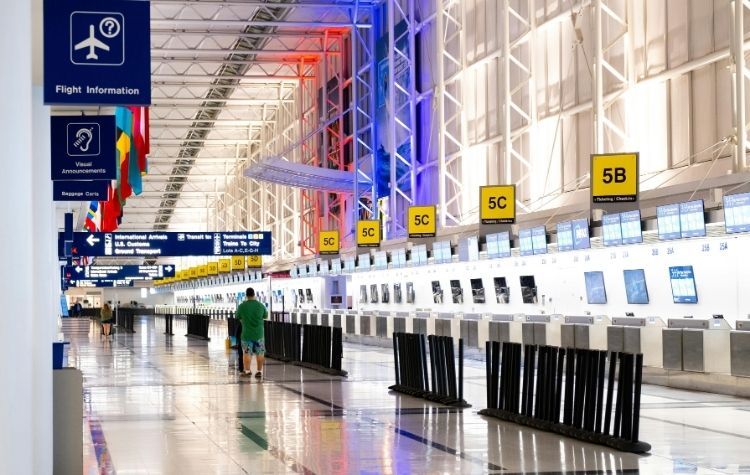 Inside O’Hare International Airport