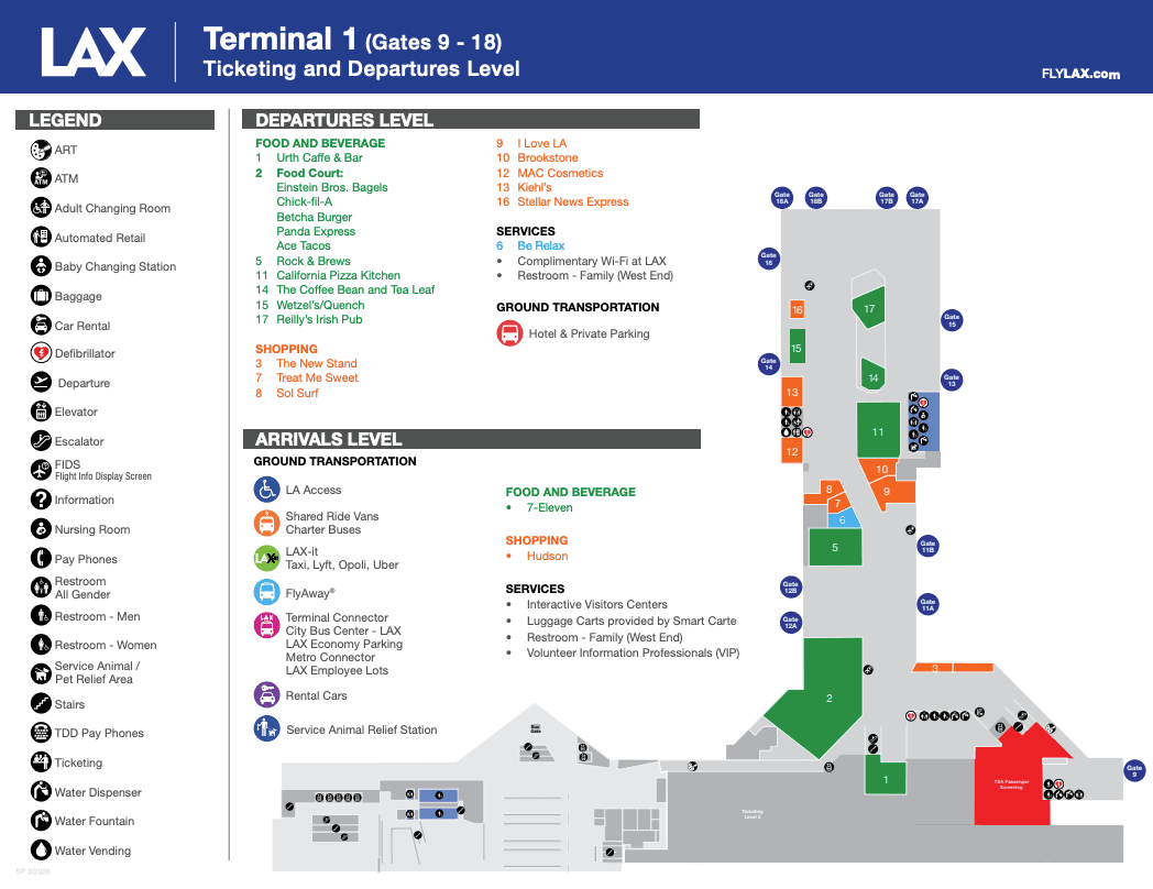 LAX Terminal 1